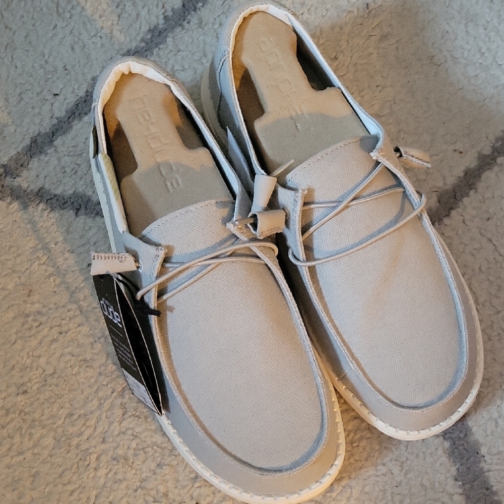 Hey Dude Men's Loafers - Light Cream